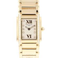 Thumbnail von Patek Philippe Twenty~4 Rose Gold White Dial Diamond </h1>