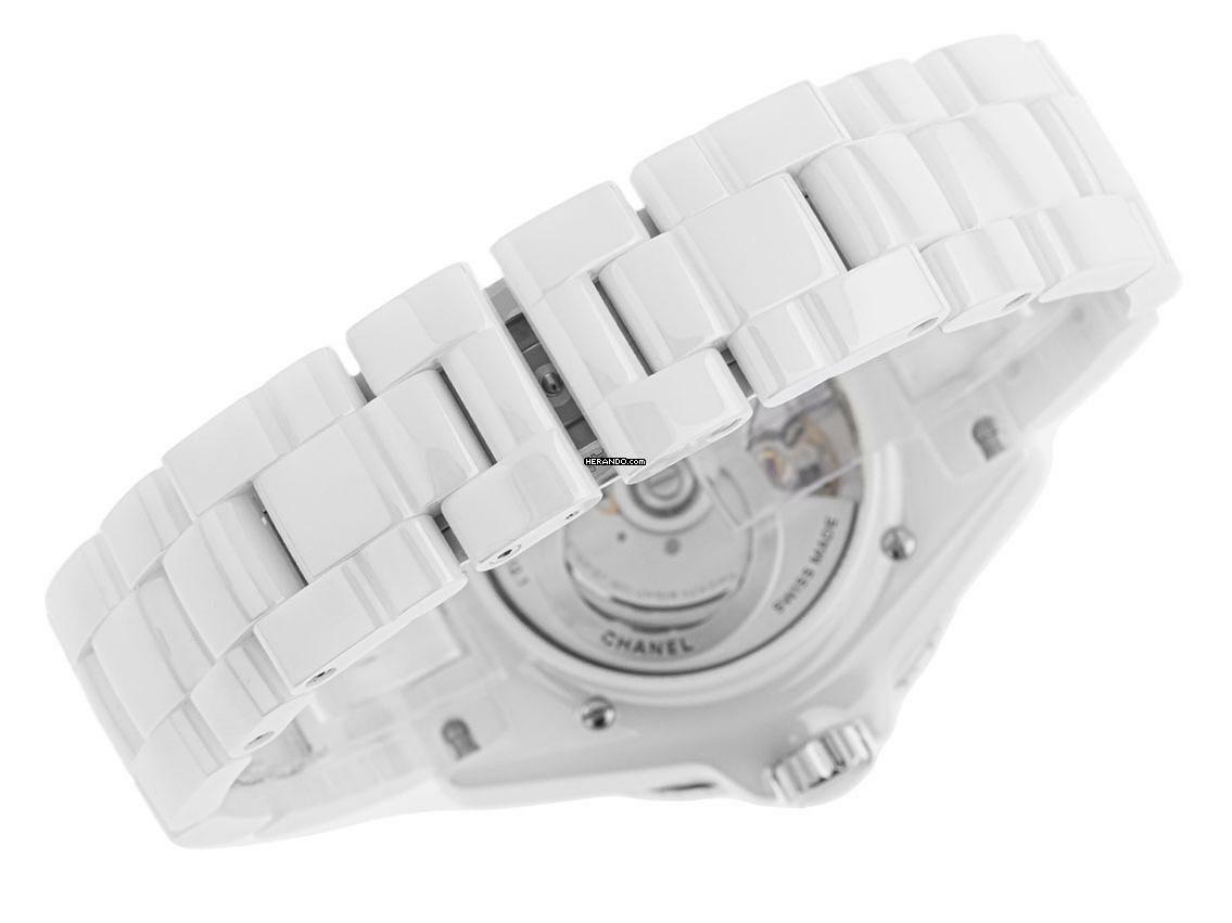 Thumbnail von Chanel J12 Keramik White Ref.H5700 2023 Full Set Ungetragen