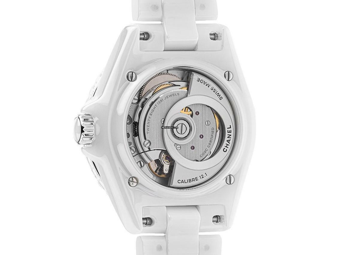 Thumbnail von Chanel J12 Keramik White Ref.H5700 2023 Full Set Ungetragen