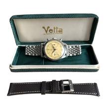 Thumbnail von Vetta Chronograph Oversize 2501 Spillmann Case caliber 22 1940’s
