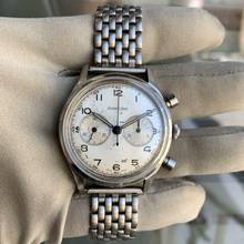 Thumbnail von Excelsior Park Chronograph oversize caliber 4 by Swedish Army 1950’s </h1>