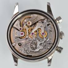 Thumbnail von Excelsior Park Chronograph oversize caliber 4 by Swedish Army 1950’s </h1>