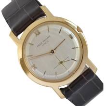 Thumbnail von Patek Philippe Calatrava 2506 Ultra-Thin silver dial yellow gold 18KT 1950's </h1>