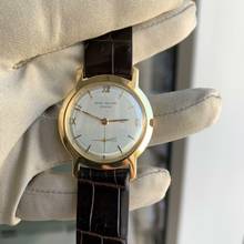 Thumbnail von Patek Philippe Calatrava 2506 Ultra-Thin silver dial yellow gold 18KT 1950's </h1>