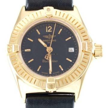  Breitling Callistino gebraucht Lady Quarz Gold Ref. K52043 Revision 