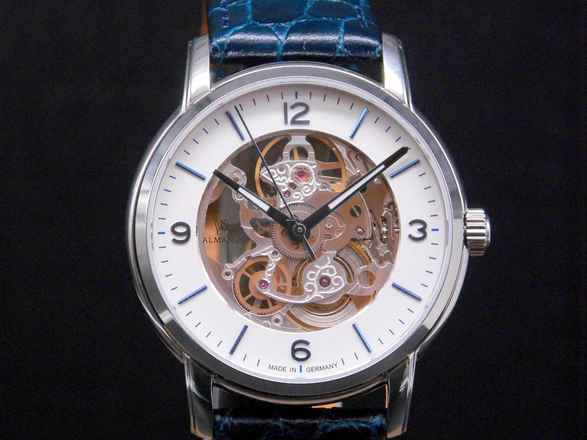  Almanus Osseus made in Germany Osseus - 34SK2003SLB Handaufzug Gehäuse Edelstahl 