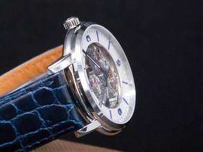 Thumbnail von Almanus Osseus made in Germany Osseus - 34SK2003SLB Handaufzug Gehäuse Edelstahl