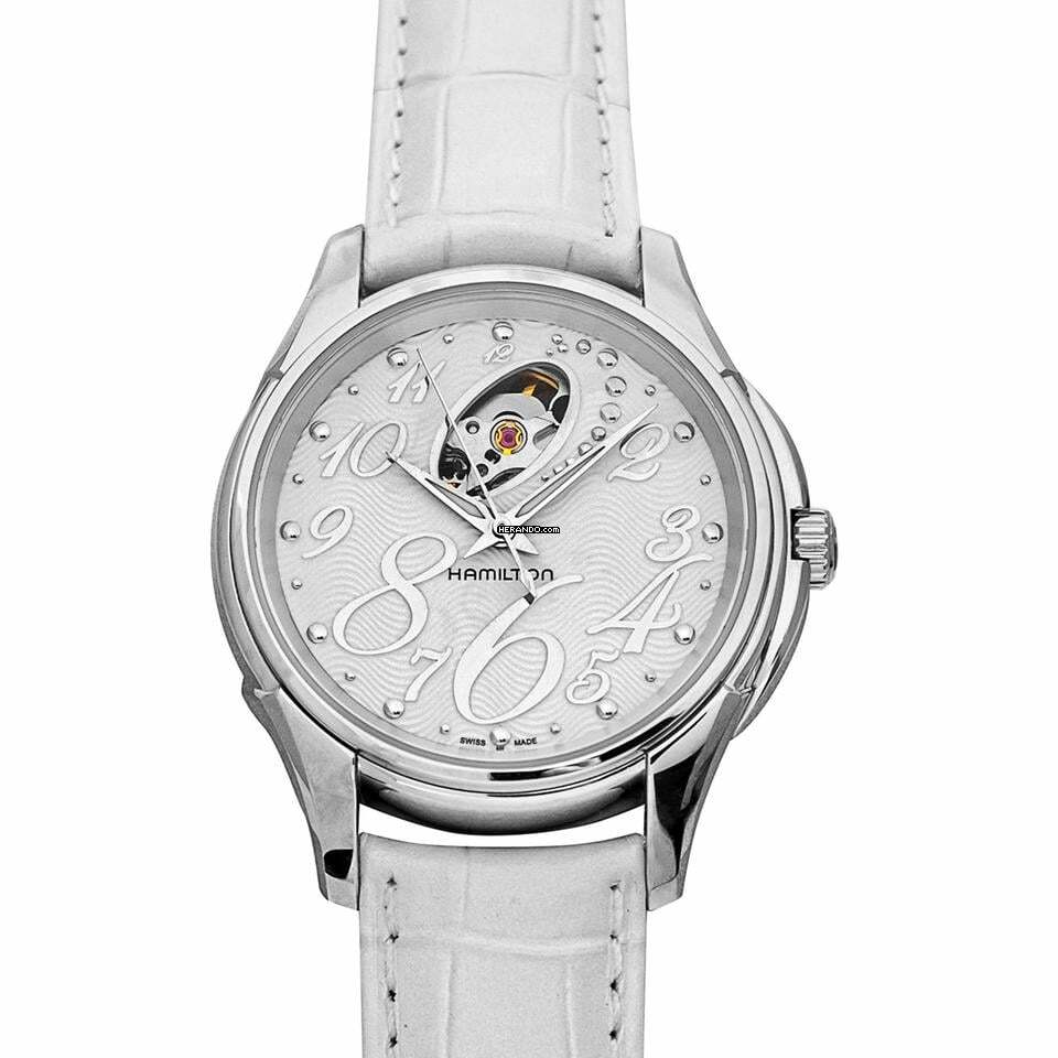  Hamilton Jazzmaster Lady H32465953 - Jazzmaster Automatic Silver-tone Dial Stainless Steel Ladies Watch </h1> 