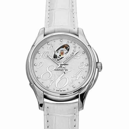  Hamilton Jazzmaster Lady H32465953 - Jazzmaster Automatic Silver-tone Dial Stainless Steel Ladies Watch </h1> 