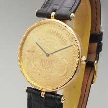 Thumbnail von Corum Coin Watch Twenty Dollars 35mm 1897 Gold 18k/750 RARE