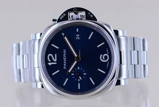 Thumbnail von Officine Paneral Luminor Due PAM01124 Steel small second Date Blue 42mm B+P