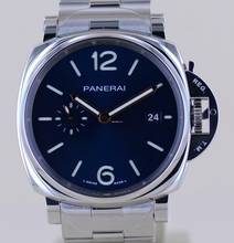 Thumbnail von Officine Paneral Luminor Due PAM01124 Steel small second Date Blue 42mm B+P