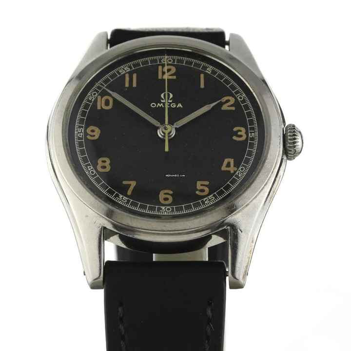  Omega Classic Vintage Radium Dial Center Seconds Screw Back </h1> 