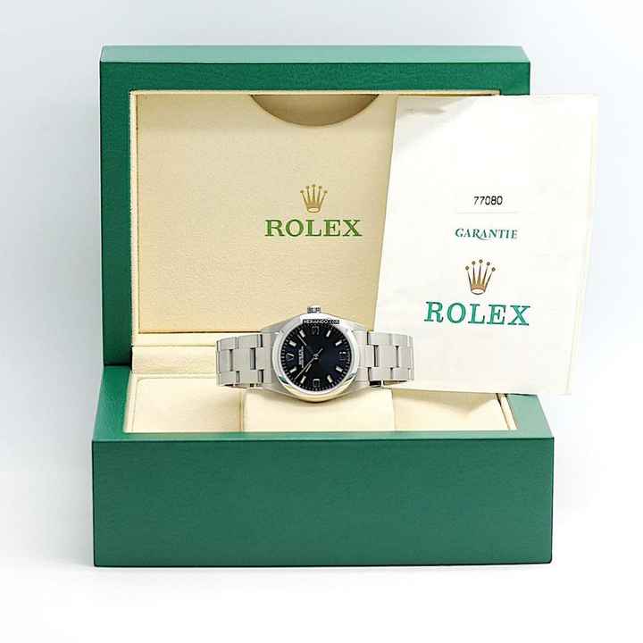  Rolex Oyster Perpetual 31 Stahl Ref: 77080 - Box & Papiere von 2000 </h1> 