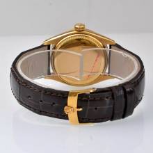 Thumbnail von Rolex Oyster Perpetual 34 6285 Chronometer Ivory dial gold 18KT 1954’s </h1>