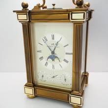 Thumbnail von Matthew Norman Carriage Clock Full Calendar Moonphase 8-Days