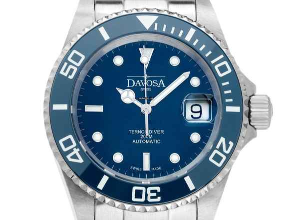 Davosa Ternos Automatic Diver Ref.161.555.40 Full Set Neu 