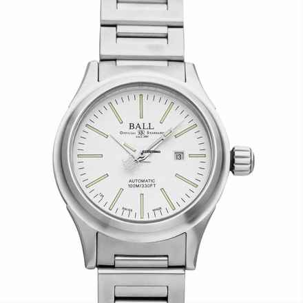  Ball Fireman NL2088C-S5J-WH - Fireman Automatic White Dial Stainless Steel Ladies Watch </h1> 