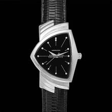 Thumbnail von Hamilton Ventura H24411732 - Ventura Quartz Black Dial Asymmetric Stainless Steel Men's Watch </h1>