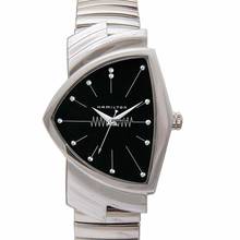 Thumbnail von Hamilton Ventura H24411232 - Ventura Quartz Black Dial Stainless Steel Men's Watch </h1>