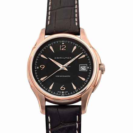  Hamilton Jazzmaster Viewmatic H32445585 - American Classic Automatic Black Dial Stainless Steel Men's Watch </h1> 