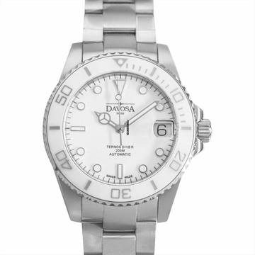  Davosa 16619510 - Automatic White Dial Stainless Steel Unisex Watch </h1> 