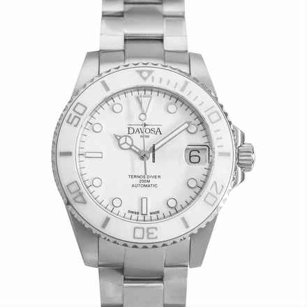  Davosa 16619510 - Automatic White Dial Stainless Steel Unisex Watch </h1> 