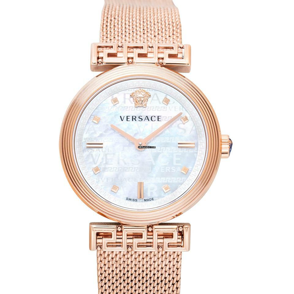 Versace VELW01322 - Quartz Mother of pearl Dial Stainless Steel Ladies Watch </h1>