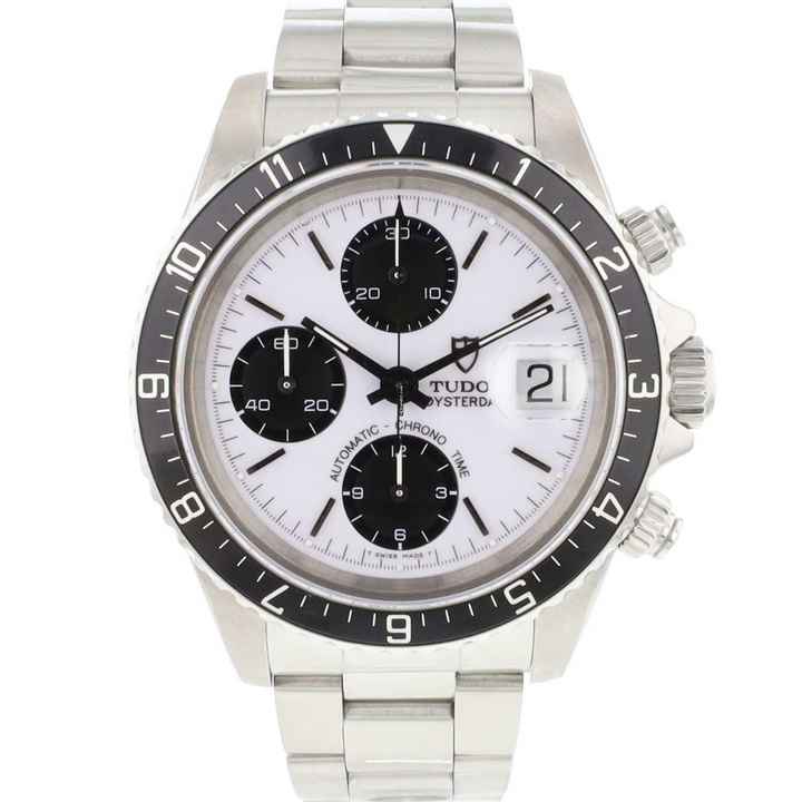  Tudor Prince Date Oyster Date Chronograph White Porcelain Dial </h1> 