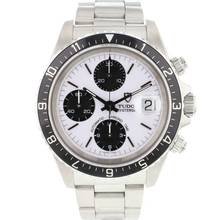 Thumbnail von Tudor Prince Date Oyster Date Chronograph White Porcelain Dial </h1>