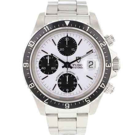  Tudor Prince Date Oyster Date Chronograph White Porcelain Dial </h1> 