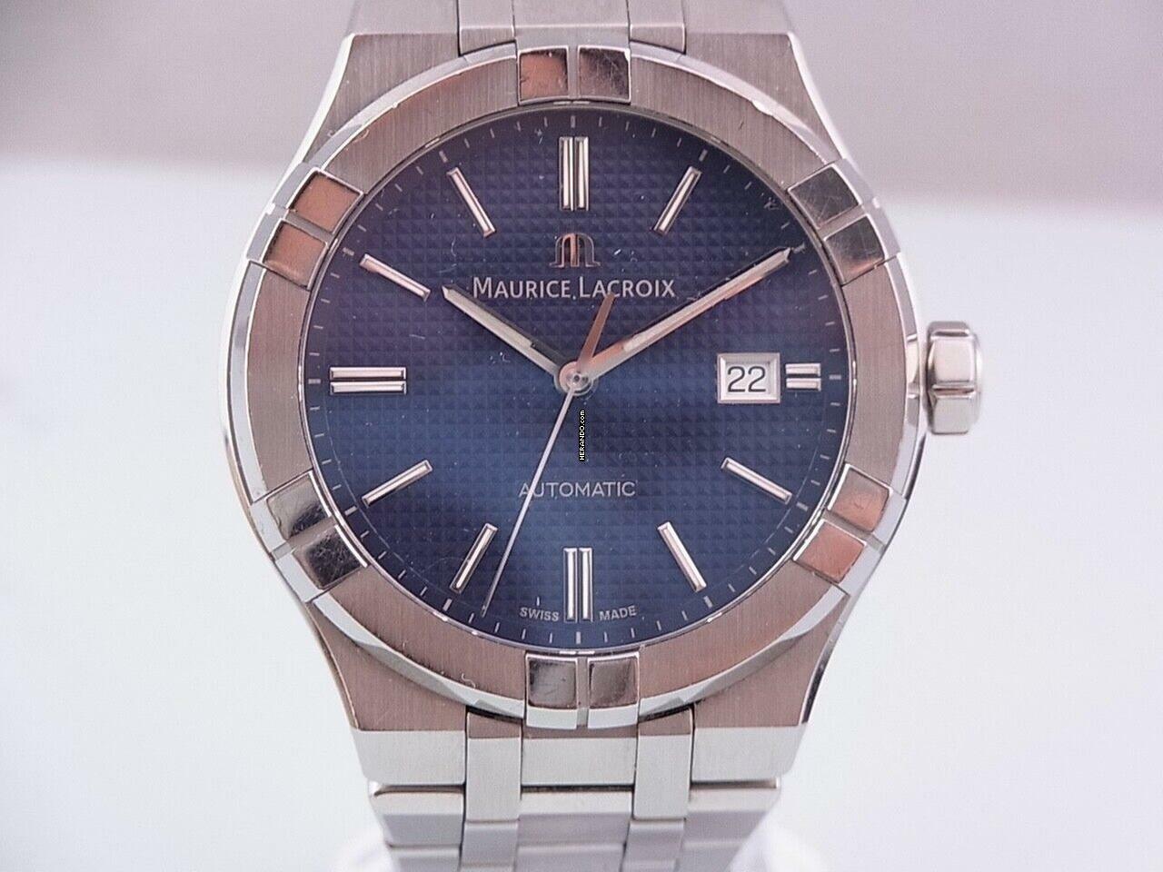 Thumbnail von Maurice Lacroix AIKON Ai6008 Automatik 42 Mm Saphirglas Edelstahl Datumanzeige </h1>