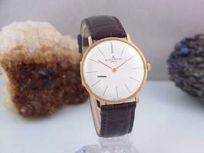 Thumbnail von Baume & Mercier Klassik Handaufzug Ø 32 Mm Herrenuhr 750 / 18k Gold Vintage </h1>