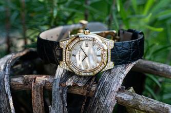 Thumbnail von Audemars Piguet Royal Oak Lady Diamond | 66797BA | Mother of Pearl dial | Yellowgold </h1>