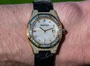 Thumbnail von Audemars Piguet Royal Oak Lady Diamond | 66797BA | Mother of Pearl dial | Yellowgold </h1>