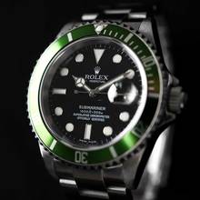 Thumbnail von Rolex Submariner Date 16610LV Kermit </h1>