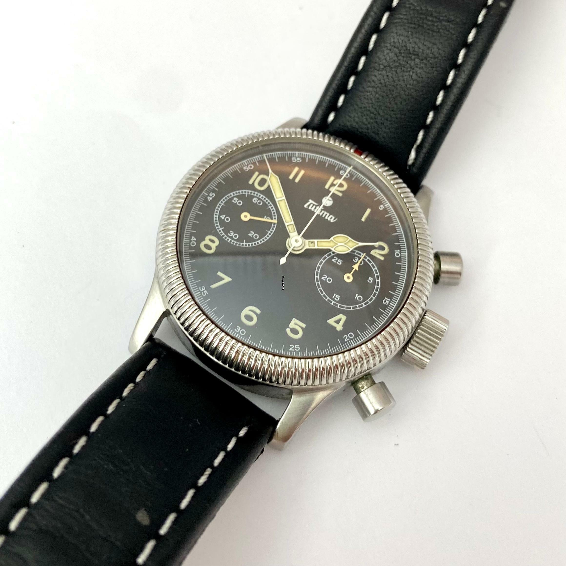 Thumbnail von Tutima Fliegerchronograph 1941 vom 1996 </h1>