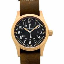 Thumbnail von Hamilton Khaki Field H69459530 - Khaki Field Manual-winding Black Dial Bronze Men's Watch </h1>