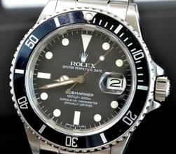 Thumbnail von Rolex Submariner Date 16800 Date Buckshot matt tritium dial 1983’s </h1>