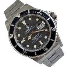 Thumbnail von Rolex Submariner Date 16800 Date Buckshot matt tritium dial 1983’s </h1>