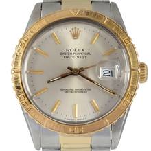 Thumbnail von Rolex Datejust Turn-O-Graph 16253 Turn-O-Graph Thunderbird Soleil silver dial Full Set 1985’s </h1>