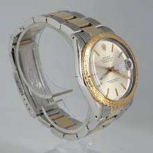 Thumbnail von Rolex Datejust Turn-O-Graph 16253 Turn-O-Graph Thunderbird Soleil silver dial Full Set 1985’s </h1>