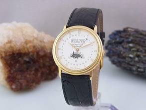 Thumbnail von Blancpain Villeret 6595-1418 Herrenuhr 18k / 750 Gold Calendar Mondphase Ø 34 Mm </h1>
