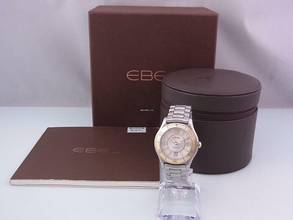 Thumbnail von Ebel X-1 X-1 Automatik Damenuhr Ø 34 Mm Edelstahl Mit 18k Rosegold Datum Saphirglas </h1>