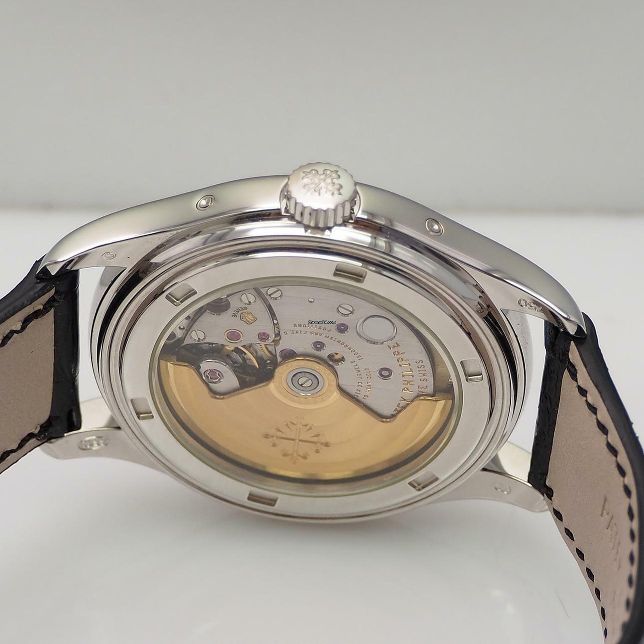 Thumbnail von Patek Philippe Annual Calendar WhiteGold 18k/750 Ref. 5146G Box+Papiere 2005 </h1>