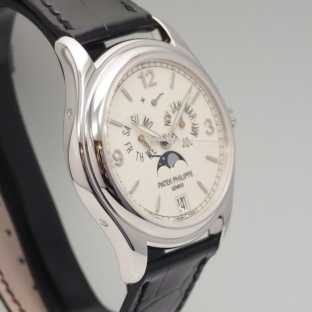 Thumbnail von Patek Philippe Annual Calendar WhiteGold 18k/750 Ref. 5146G Box+Papiere 2005 </h1>