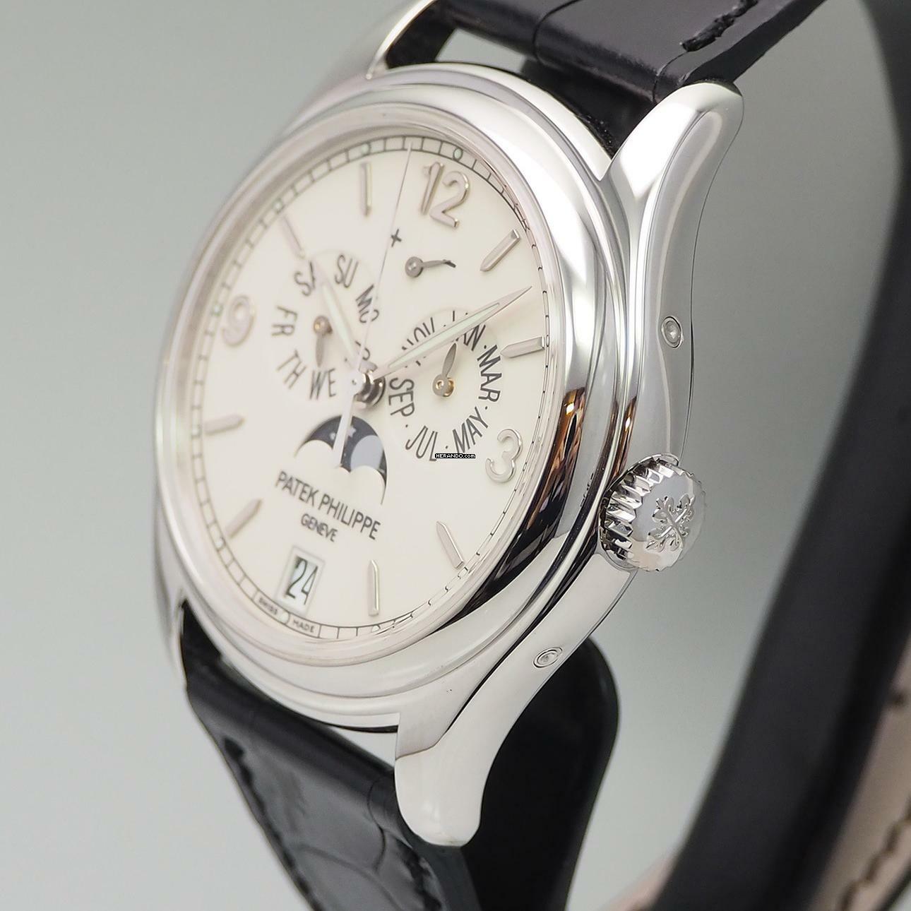 Thumbnail von Patek Philippe Annual Calendar WhiteGold 18k/750 Ref. 5146G Box+Papiere 2005 </h1>