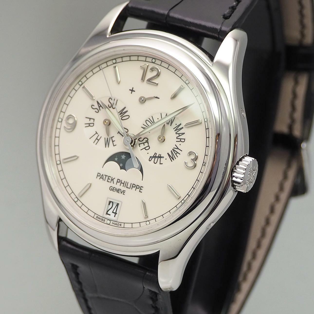 Thumbnail von Patek Philippe Annual Calendar WhiteGold 18k/750 Ref. 5146G Box+Papiere 2005 </h1>