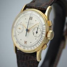 Thumbnail von Patek Philippe Chronograph Ref./Cal. 130 Gold 18k/750 from 1950