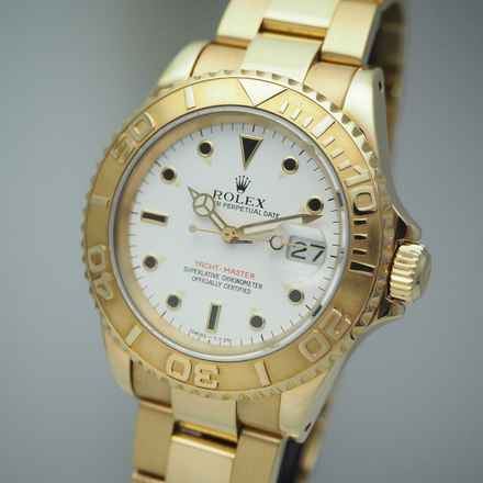  Rolex Yacht-Master 40 16628 Gold 18k/750 Box+ Papiere-full Set 
